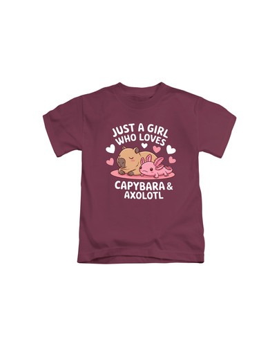 c850 just a girl who loves capybars and axolotls+Burgundy.jpg