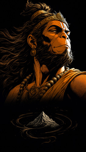 magnific hanuman portrait threequa 2977544680.jpg