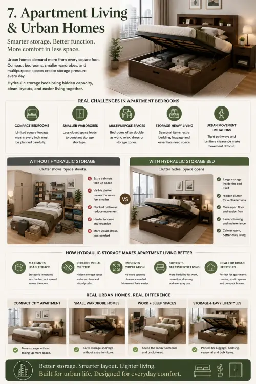 apartment living urban homes hydraulic storage bed.webp