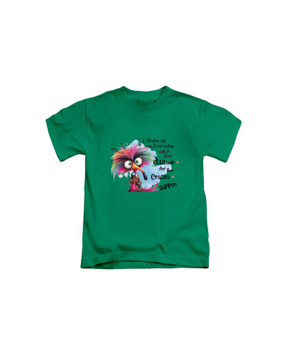 c843 i wake up with a good attitude+Bottle green.jpg