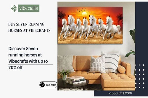 Seven Running Horses Wall Art for Home Décor-Vibecrafts.jpg