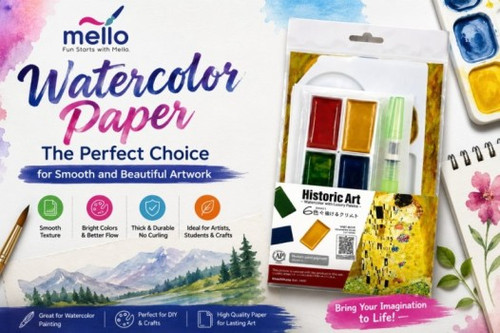 Watercolor Paper The Perfect Choice for Smooth and Beautiful Artwork Mello Store.jpg
