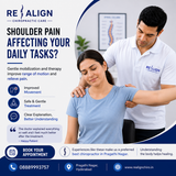 Shoulder pain can make simple daily activities difficult and uncomfortable.