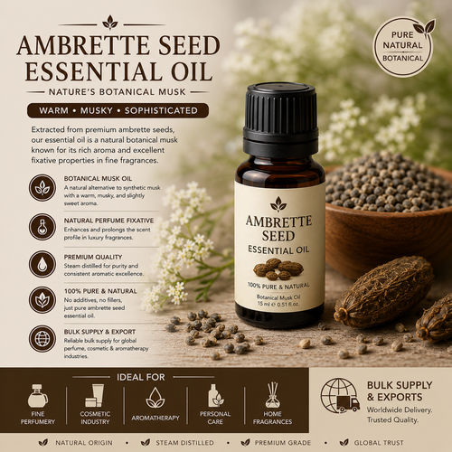 Ambrette Seed Essential Oil Manufacturer Premium Botanical Fragrance Solutions for Global Markets.png