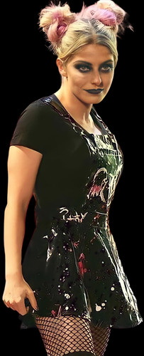 evil alexa bliss wearing her sexy leather dress 6 by dragonmatt600 dfezvoh fullview.jpg