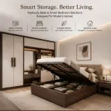 smart storage better living hydraulic bed