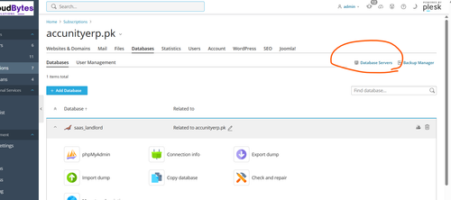 Plesk Database Server Options.png
