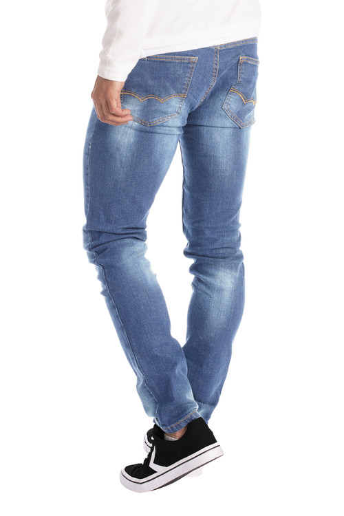 Mens Stretch Denim Jeans Slim Fit Pants.jpg
