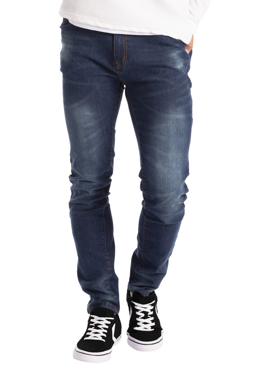 Mens Stretch Denim Jeans Slim Fit Pants.jpg