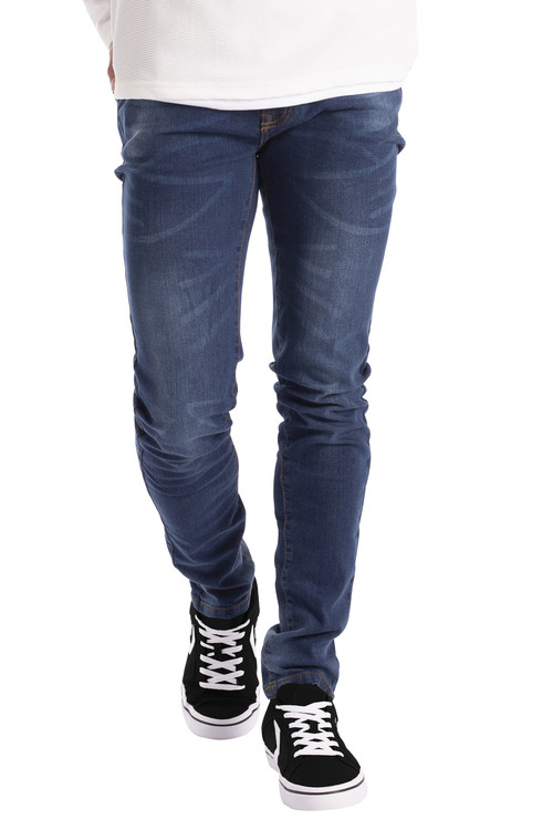 Mens Stretch Denim Jeans Slim Fit Pants.jpg