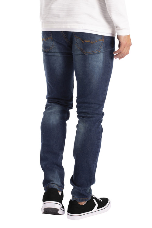 Mens Stretch Denim Jeans Slim Fit Pants.jpg
