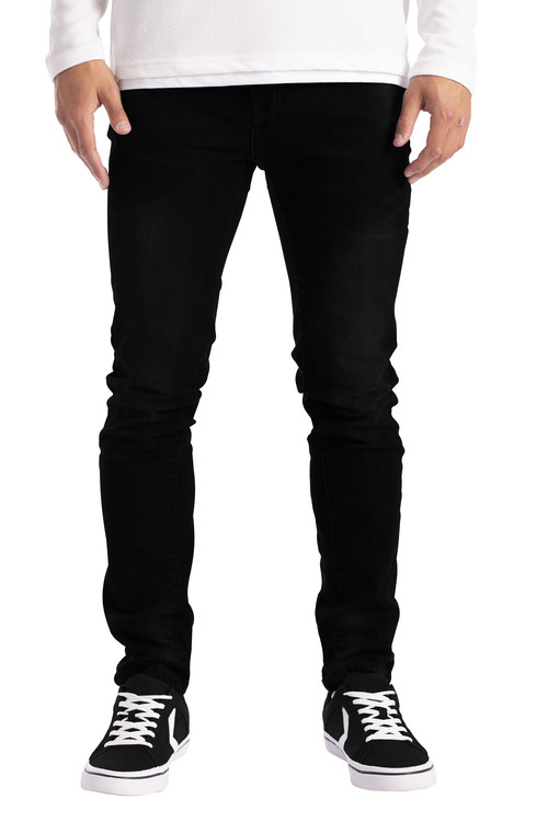 Mens Stretch Denim Jeans Slim Fit Pants.jpg
