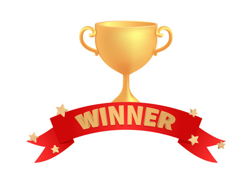 golden cup 3d red ribbon winner 1st place minimal gold winners stars on podium champion award ceremo.jpg