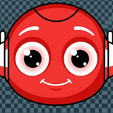 thIA vector IS inteligencia sevila face red to icon and favicon cuadrado