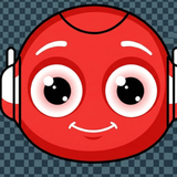 thIA vector IS inteligencia sevila face red to icon and favicon