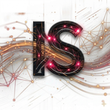 logo IS inteligencia sevilla black and background
