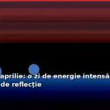 Ziua de 3 aprilie: o zi de energie intensă și momente de reflecție