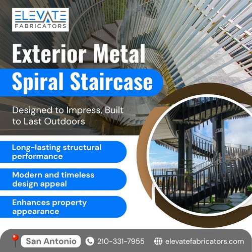 Exterior Metal Spiral Staircase in San Antonio.jpg