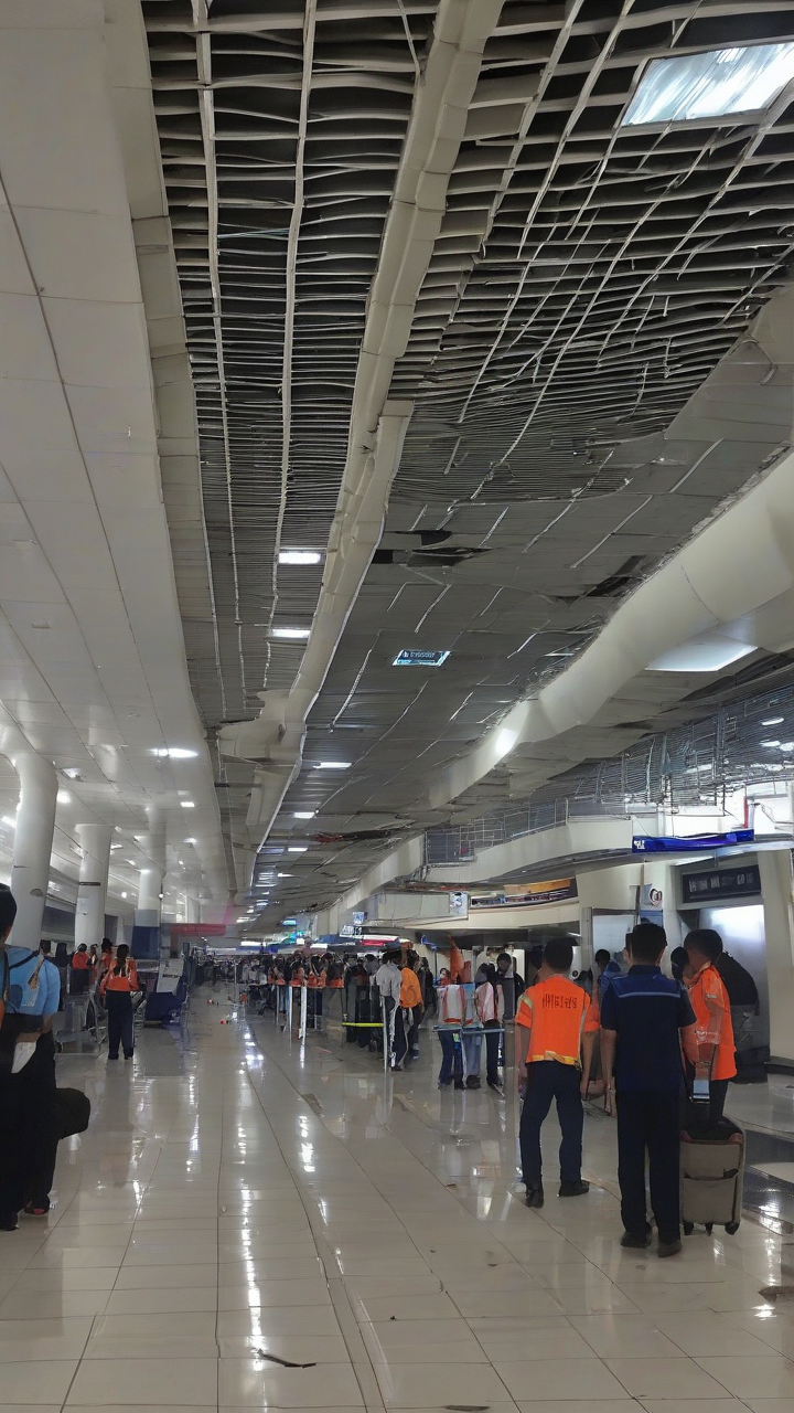 7 injured as ceiling at NAIA 1 arrival extension collapses
