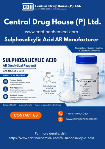 Sulphosalicylic Acid AR Manufacturer.jpg