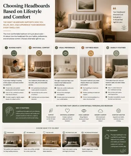 choosing headboards based on lifestyle and comfort