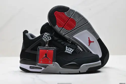 Nike Air Jordan 4 Air Jordan 4 Retro Black Canvas.webp