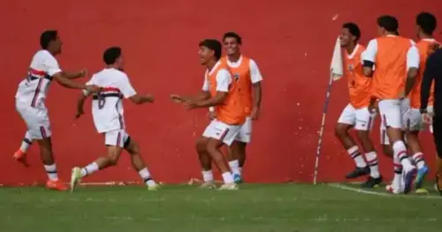 FIM DE JOGO! São Paulo empata partida contra o América-MG no Brasileirão sub-20