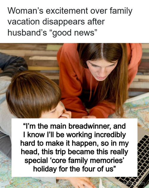 woman sad husband invited friend family vacation.jpg