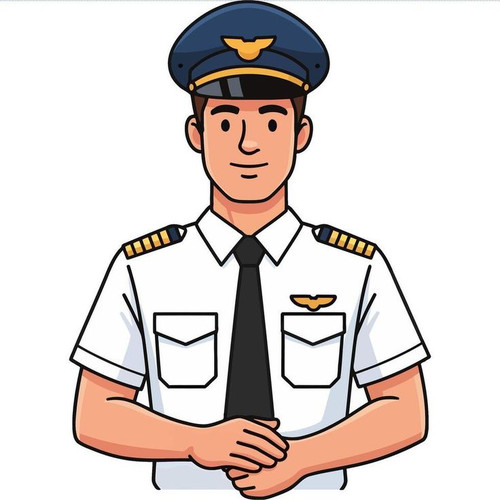 Download Pilot Portrait A Professional Aviator Illustration for free.jpg