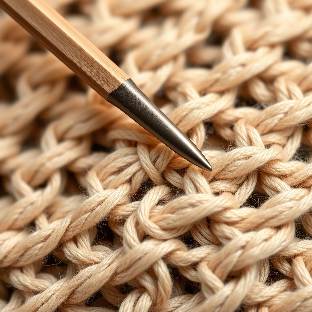 A detailed close-up of geometric crochet stitches using organic hemp, illustrating Crochet Trends 2026: Top Styles, Colors & DIY Projects.