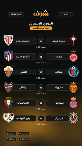 today matches الدوري الإسباني page 1 of 2.2