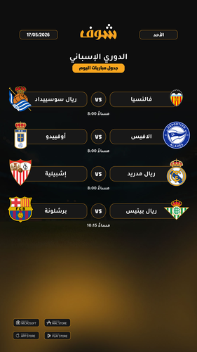 today matches الدوري الإسباني page 2 of 2.2