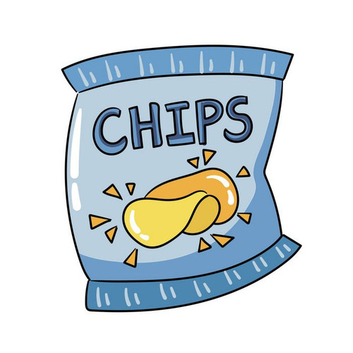 Blue Cartoon Drawing Potato Chips PNG Images AI Free Download Pikbest.jpg