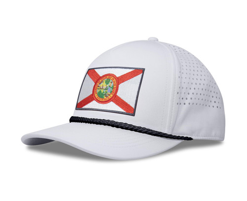 Florida Flag Jetset Performance Hat (Arctic White Roped).jpg