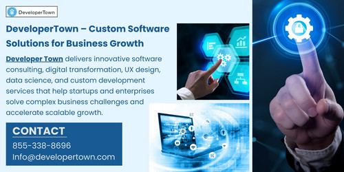 Developer Town delivers innovative software consulting, digital transformation, UX design, data science, and custom development services that help startups and enterprises solve complex business challenges and accelerate scalable growth.

https://developertown.com/