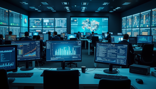 Control room displaying real-time supply chain data and predictive analytics.png