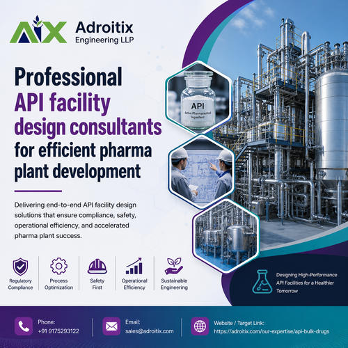 Professional API facility design consultants for efficient pharma plant development.png