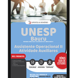 Capa Dominio UNESP Bauru Assistente Operacional II Atividade Auxiliares