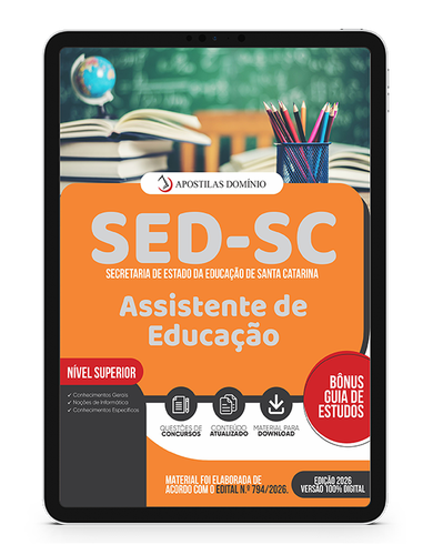 Capa Dominio SED SC Assistente de Educação.png