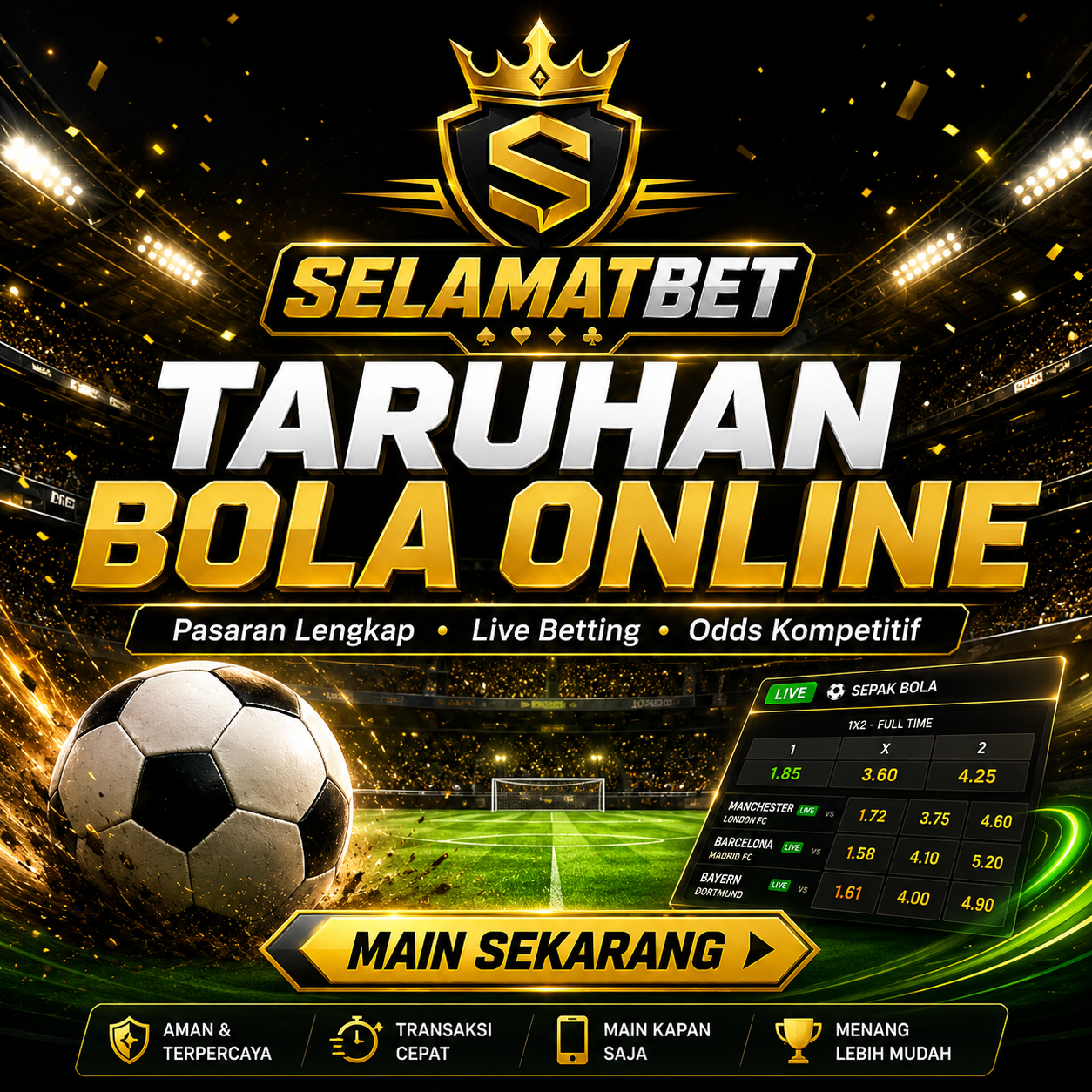 SBOBET88 ⚽ Akses Login & Daftar SBOBET Resmi - Link Judi Bola Parlay Online