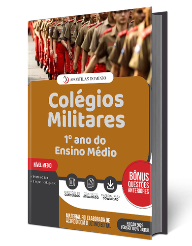 Capa Dominio Concurso Colegio Militar 1º ano do Ensino Médio IMP.png