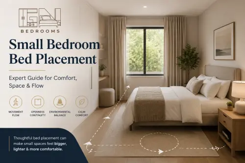 small bedroom bed placement.webp