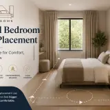 small bedroom bed placement