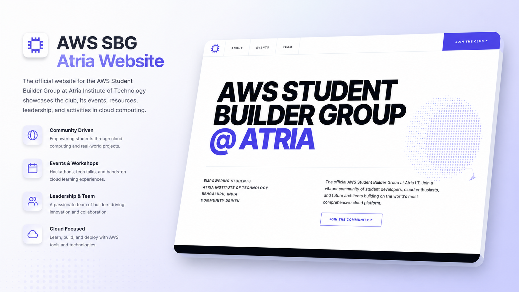 AWS SBG Atria Website - Image 1