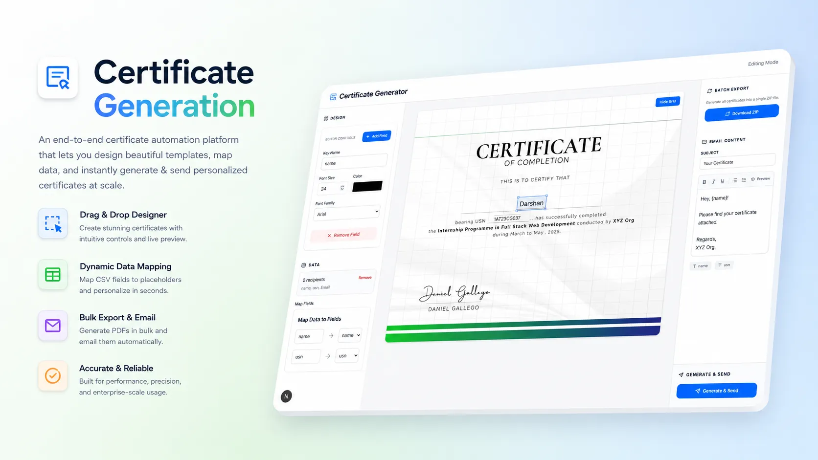 Certificate Generation - Image 1