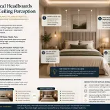 vertical headboards ceiling perception