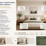 wall space negative space visual calmness