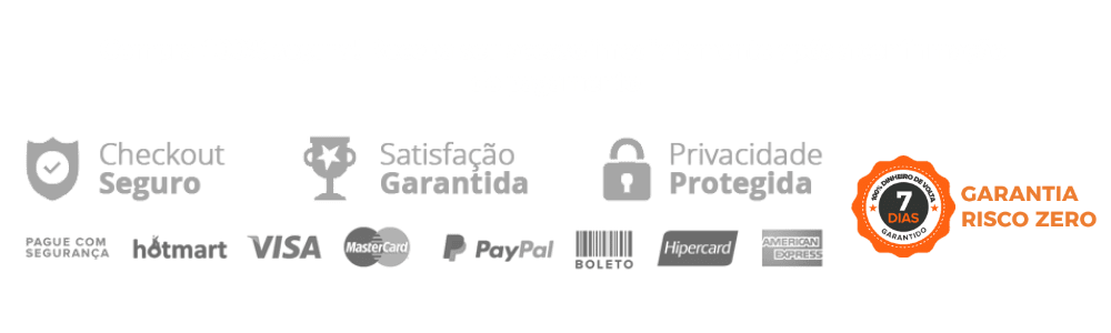 Selos de segurança e garantia