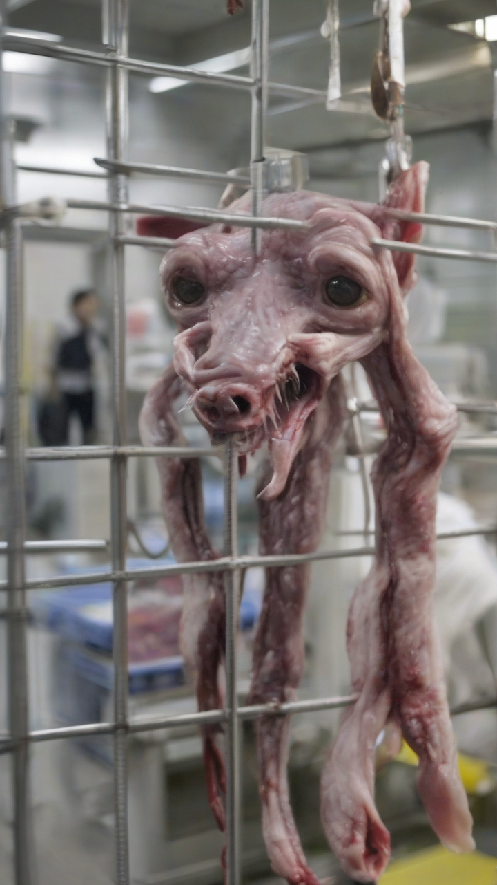 Rights group slams Hong Kong company's tests on severed animal heads, limbs