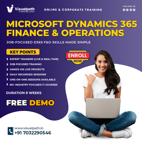 📢 Job-Oriented MS Dynamics 365 Training – Enroll Now!
Looking to build a career in D365 Online Training F&O?
Join Visualpath for Dynamics 365 Finance & Operations Training with real-time practical implementation.
✅ Job-Oriented Training
✅ Corporate-Level Modules
✅ Hands-On Practice
✅ Online Sessions – Learn from Anywhere (Global Access)
🎯 Limited Seats – Book Your Slot Today!
📞 Call Now: +91-7032290546
Visit: https://www.visualpath.in/microsoft-dynamics-365-finance-operations-training.html
WhatsApp: https://wa.me/c/917032290546
Blog: https://visualpathblogs.com/category/d365-functional/